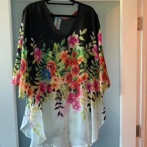 Johnny Was Betty Floral-Print Tunic